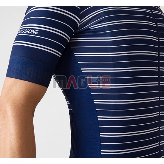 Maglia La Passione Manica Corta 2019 Stripe Blu